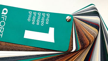 Farbauswahl für PVC-Fenster