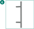 Maner de exterior din inox