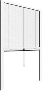 Senkrechtes Insektenschutz-Plissee