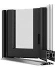 BiFold-Faltsystem aus Aluminium