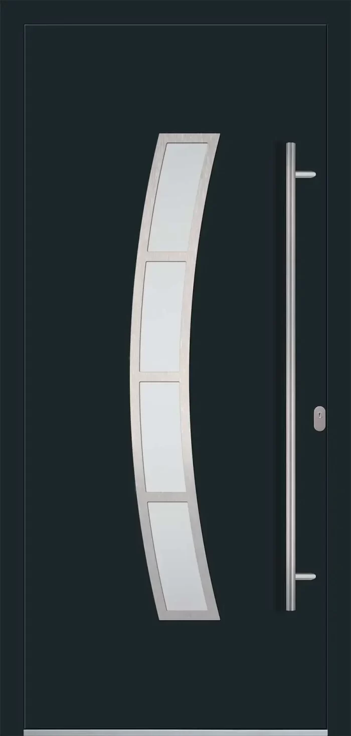 Aluminium-Eingangstüren der Reihe Modern