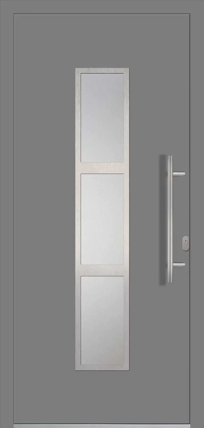 Aluminium-Eingangstüren der Reihe Modern