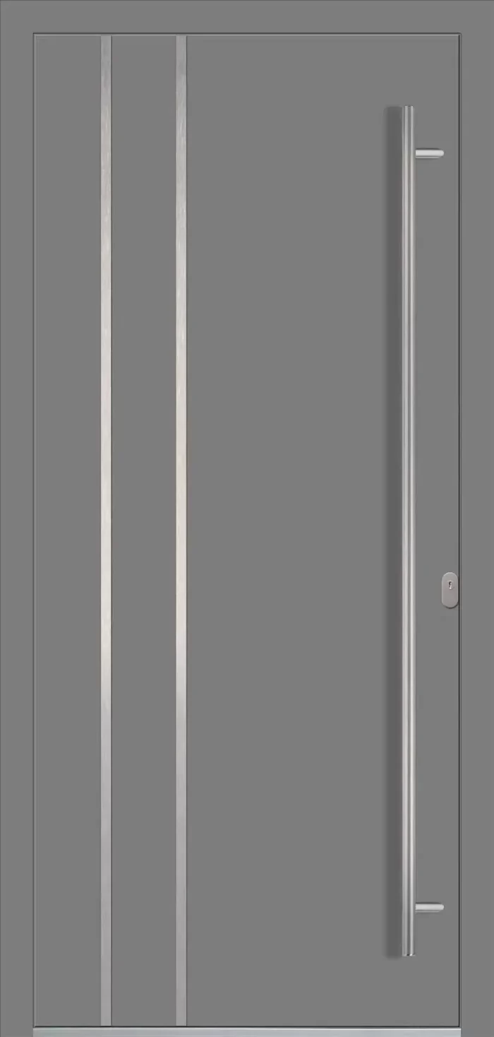 Aluminium-Eingangstüren der Reihe Modern