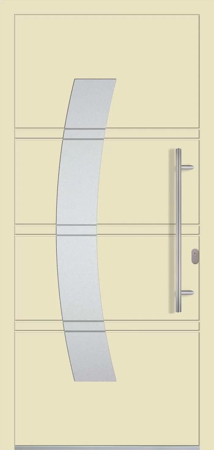 Aluminium-Eingangstüren der Reihe Modern