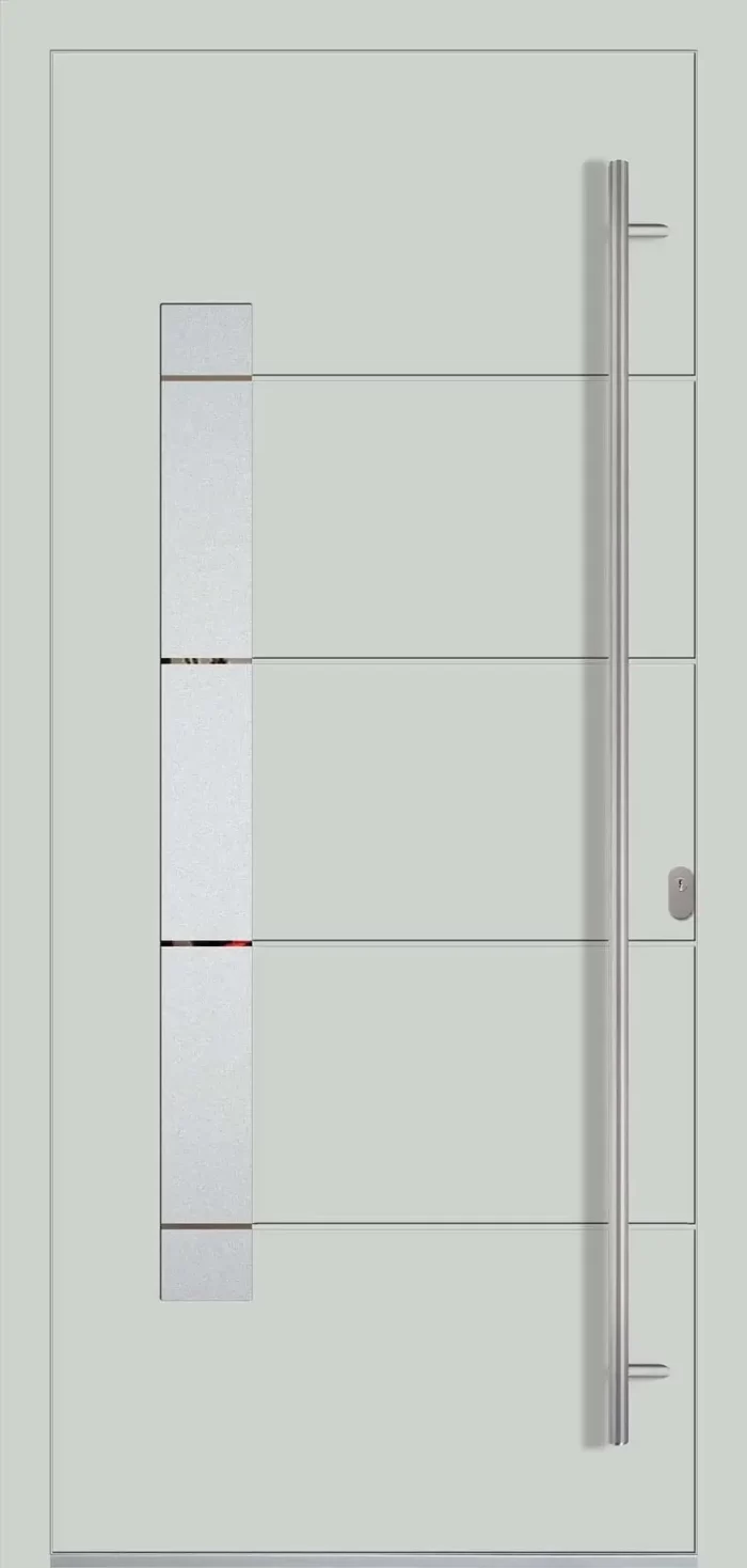 Aluminium-Eingangstüren der Reihe Modern