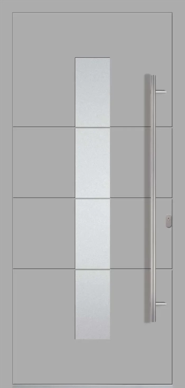 Aluminium-Eingangstüren der Reihe Modern