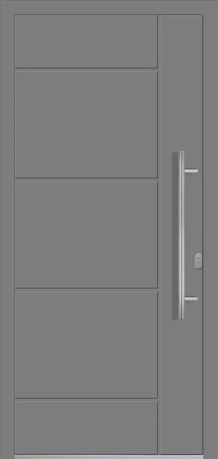 Aluminium-Eingangstüren der Reihe Modern