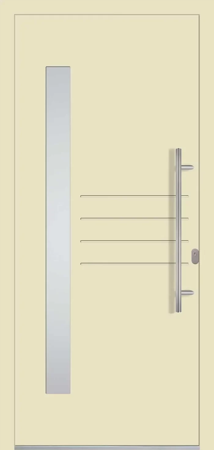 Aluminium-Eingangstüren der Reihe Modern