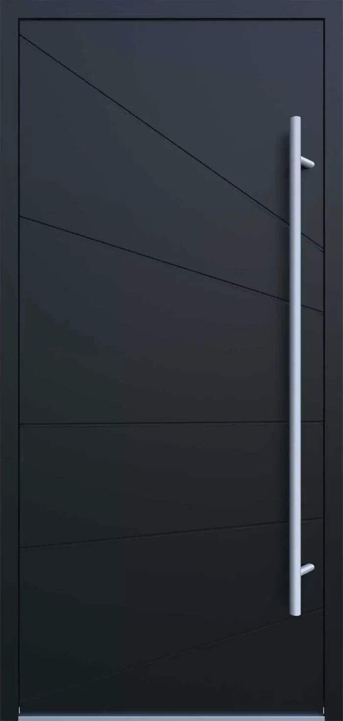 Aluminium-Eingangstüren der Reihe Modern