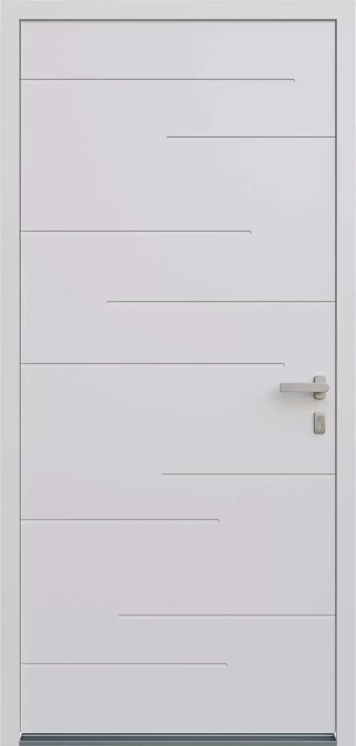 Aluminium-Eingangstüren der Reihe Modern