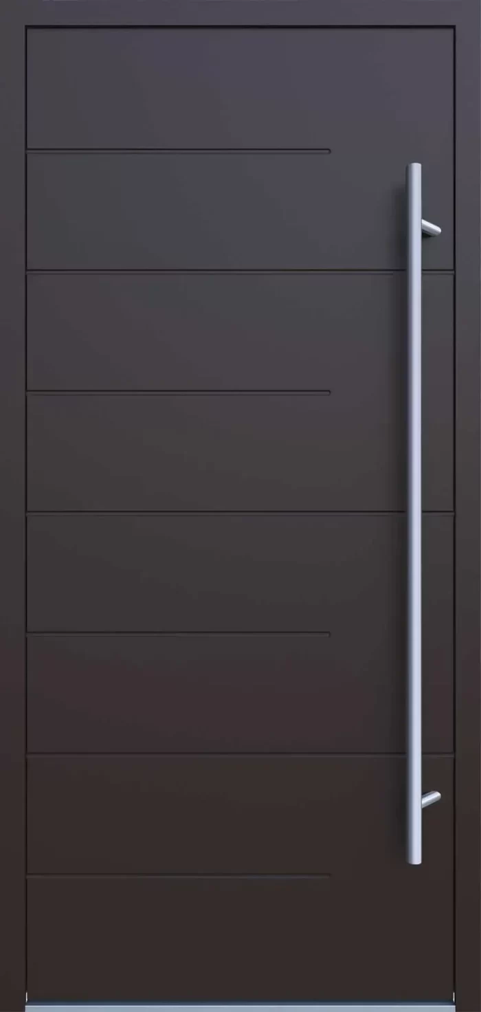 Aluminium-Eingangstüren der Reihe Modern