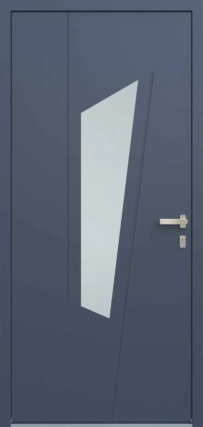 Aluminium-Eingangstüren der Reihe Modern