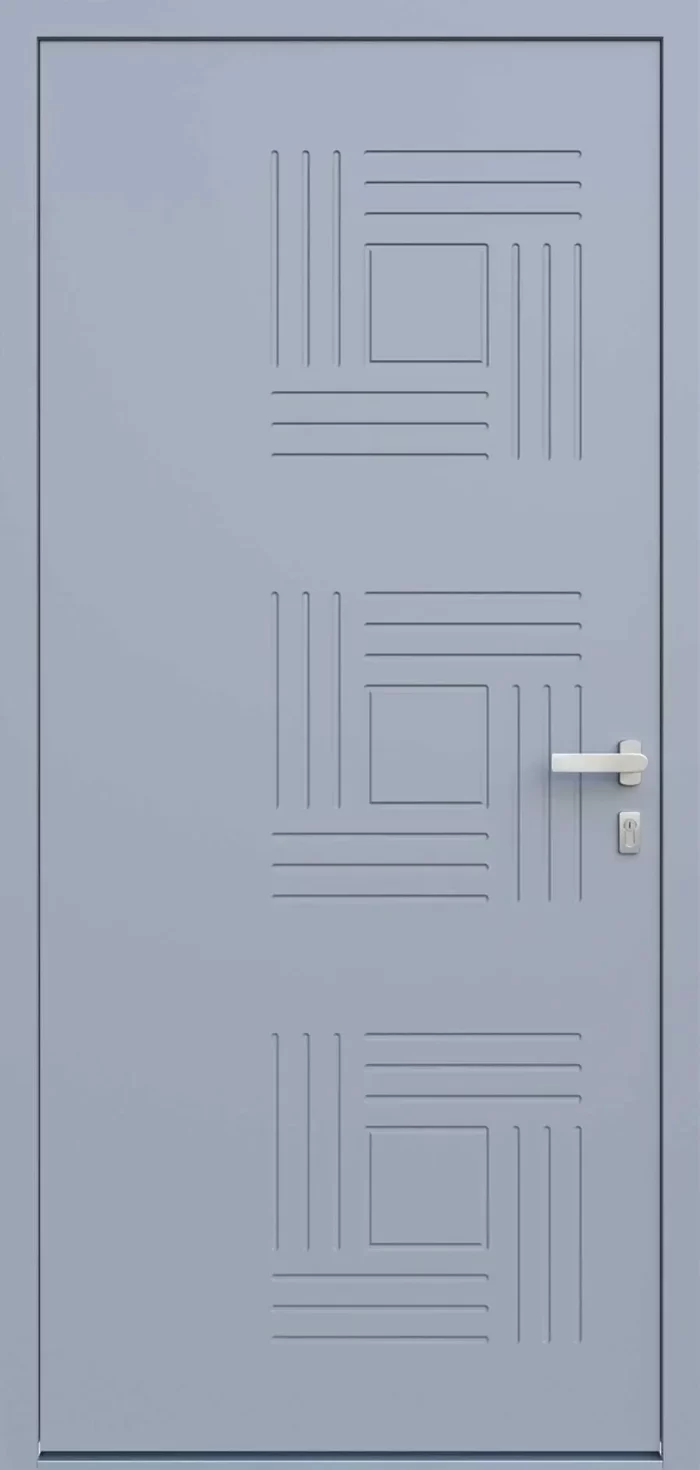 Aluminium-Eingangstüren der Reihe Modern