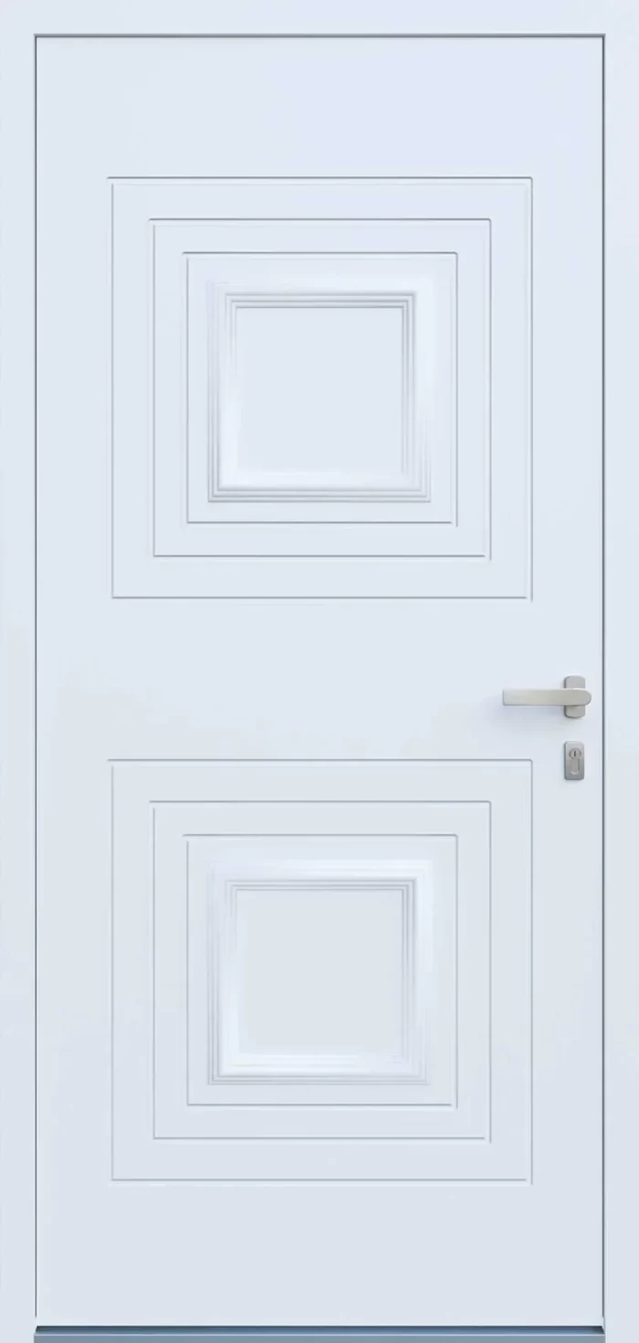 Aluminium-Eingangstüren der Reihe Modern