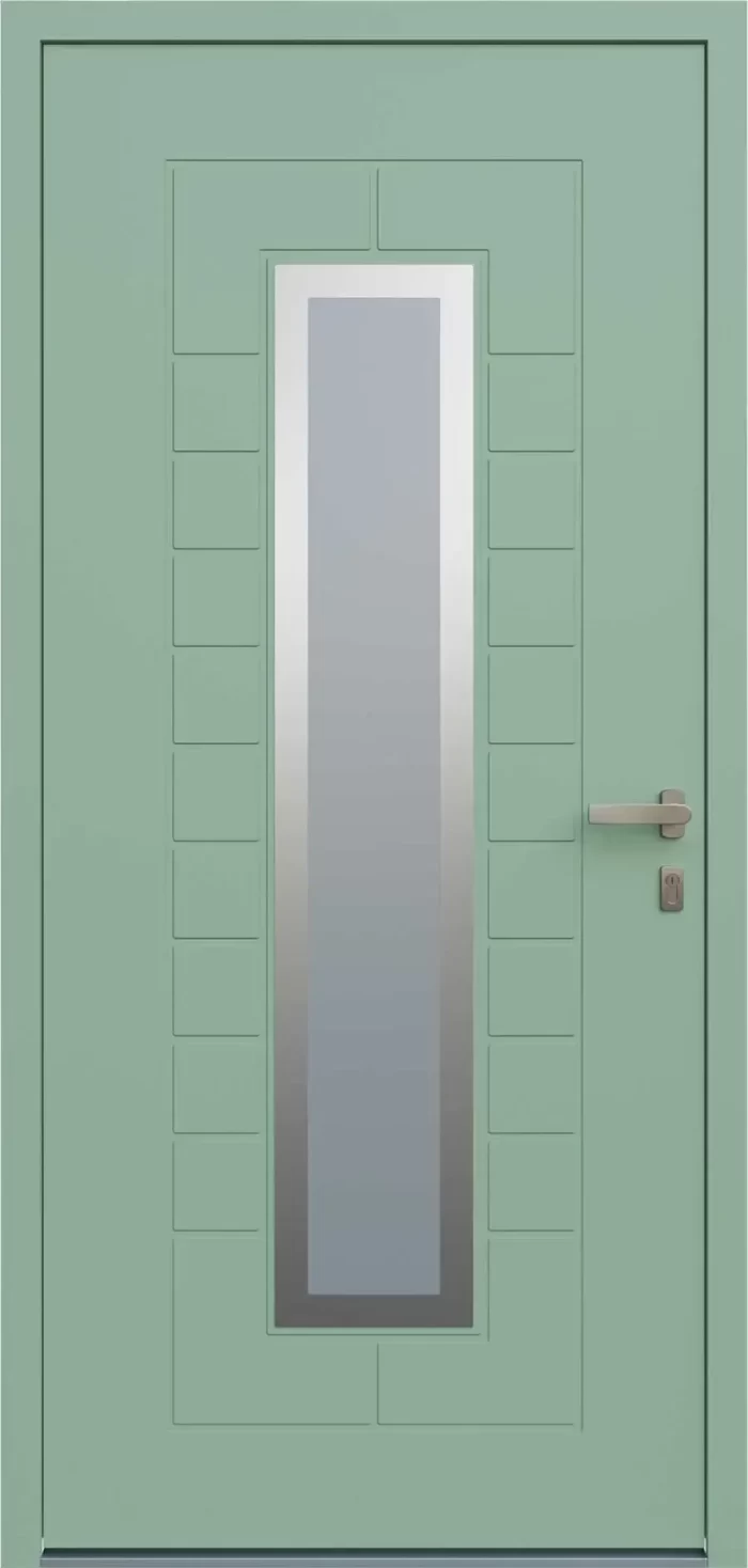 Aluminium-Eingangstüren der Reihe Modern